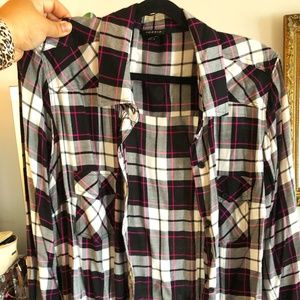 flannel women's plus torrid size 1 (1x)